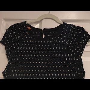 Tory Burch Navy blue Small Cap sleeve drop waist